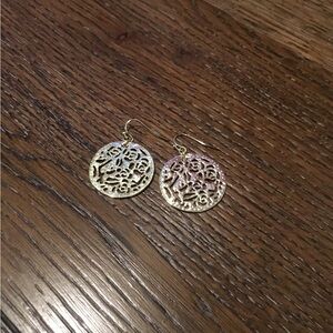 Kendra Scott Elegant Gold-Tone Dangle Earrings